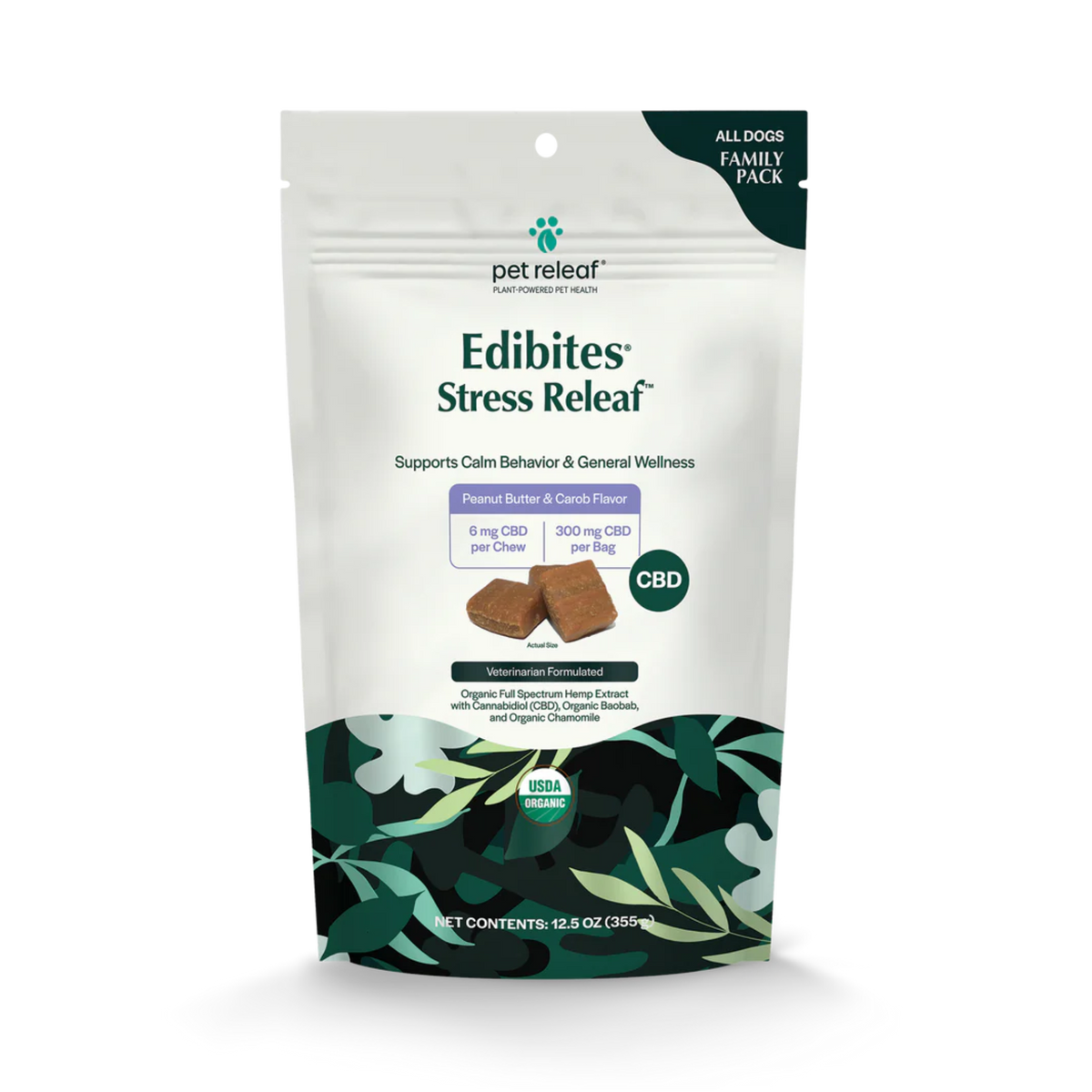 Pet Releaf Stress Releaf Peanut Butter & Carob