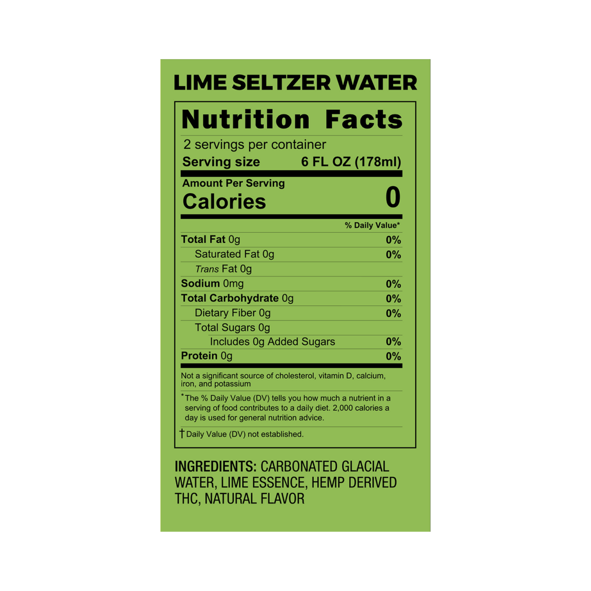 Stigma | 10mg THC Lime Seltzer 4 pk