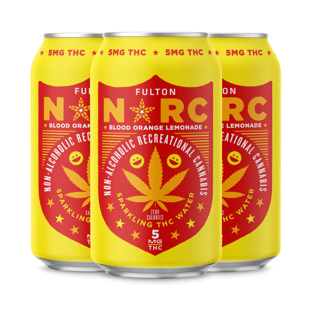Fulton Narc THC Sparkling Water | Blood Orange Lemonade 5mg 4 pk