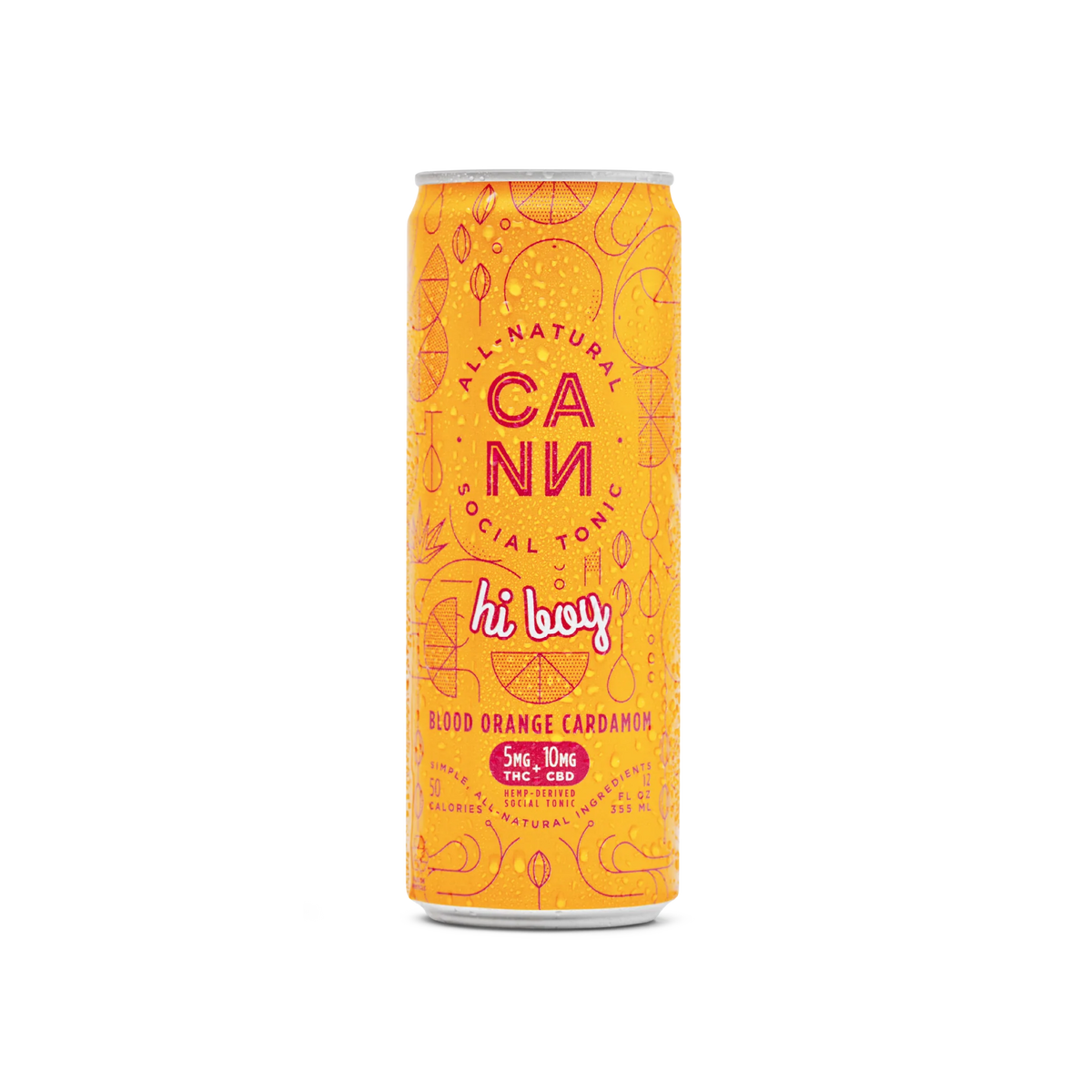 Cann Hi Boy THC Blood Orange Cardamom 4 pk