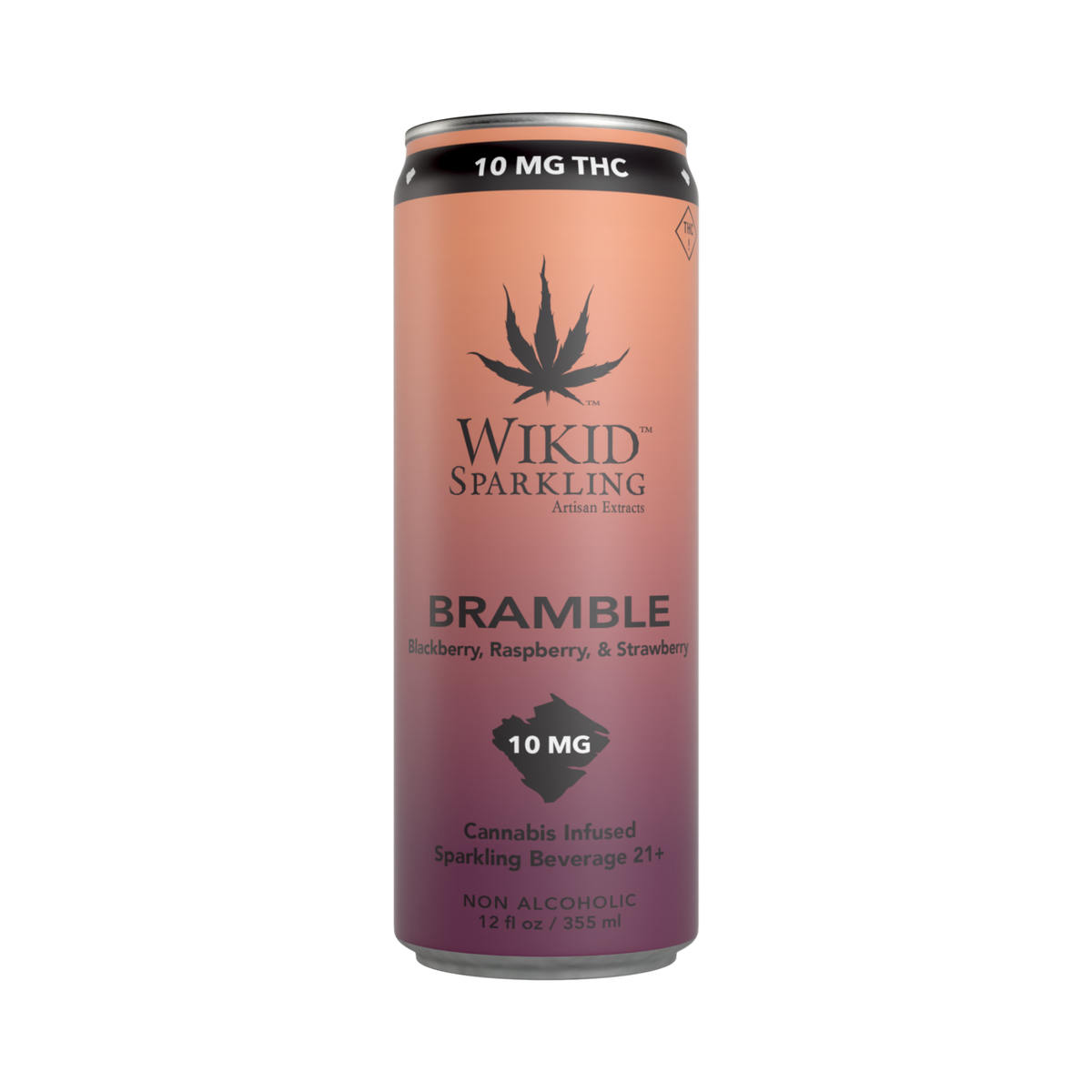 Wikid Sparkling THC | Bramble 10 mg 4 pk