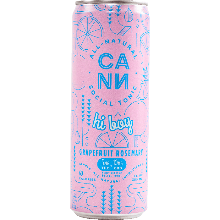 Cann Hi Boy THC Grapefruit Rosemary 4 pk