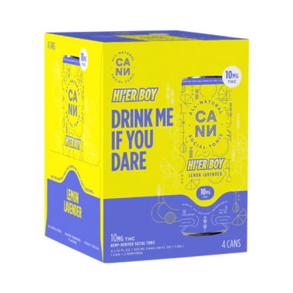 Cann HI'ER BOY THC Lemon Lavender 4 pk