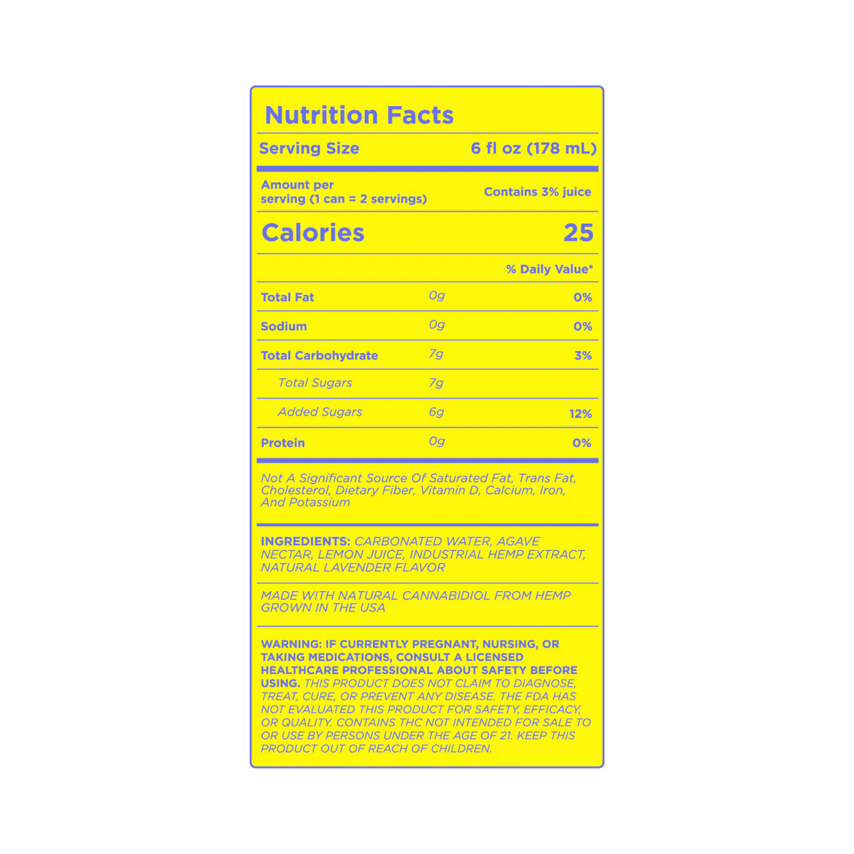 Cann HI'ER BOY THC Lemon Lavender 4 pk