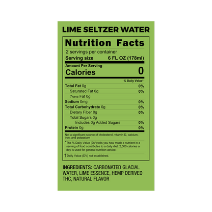 Stigma | 10mg THC Lime Seltzer 4 pk