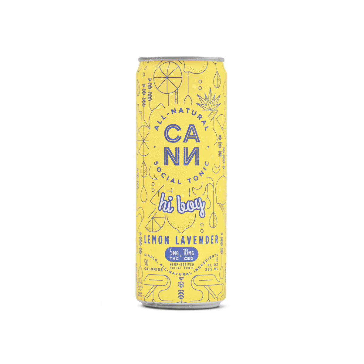 Cann Hi Boy THC Lemon Lavender 4 pk