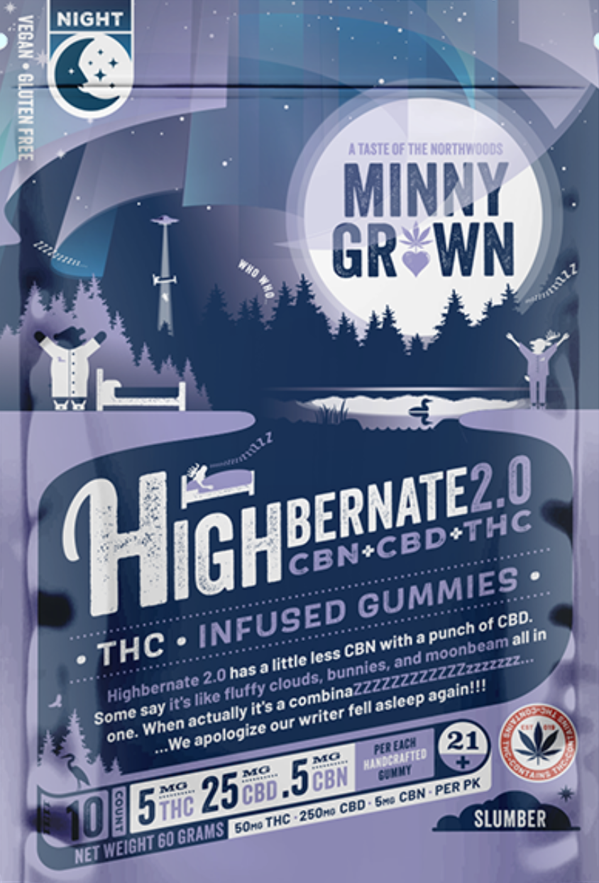 Minny Grown | Highbernate 2.0 5 mg THC