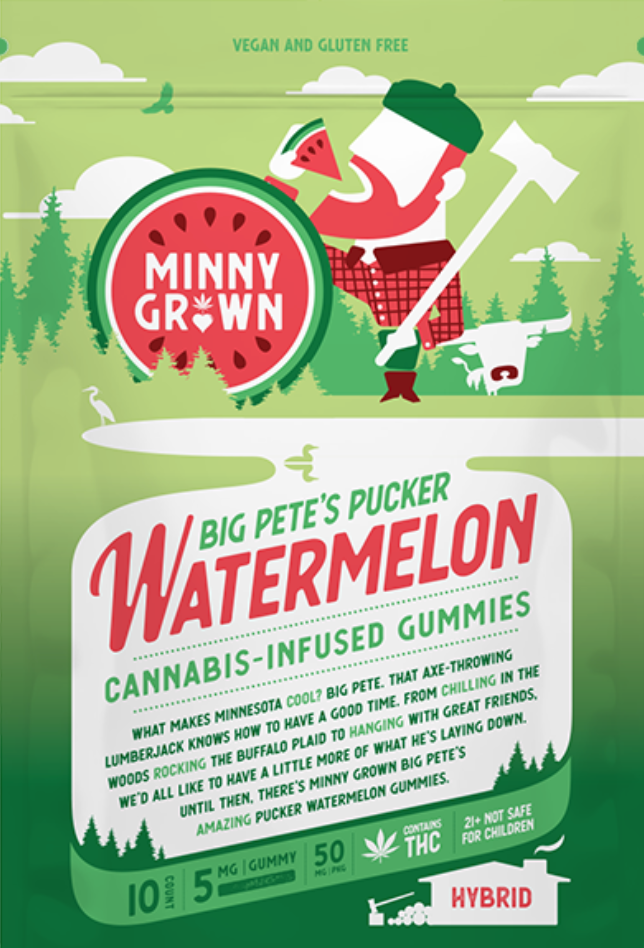 Minny Grown | Watermelon 5 mg THC