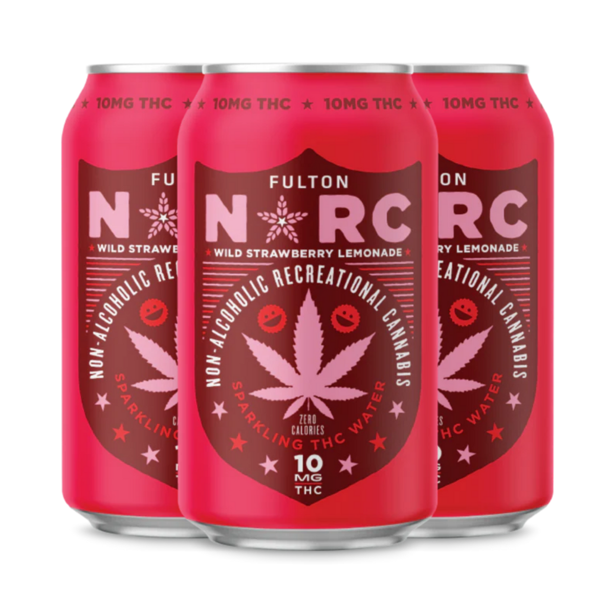 Fulton Narc THC Sparkling Water | Strawberry Lemonade 10mg 4 pk