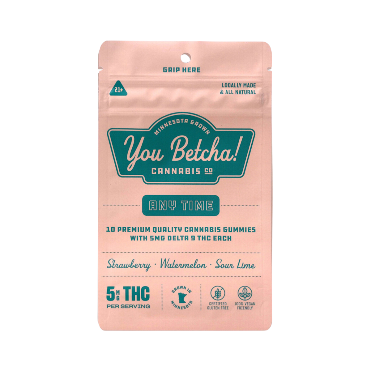 You Betcha | Anytime THC Gummies