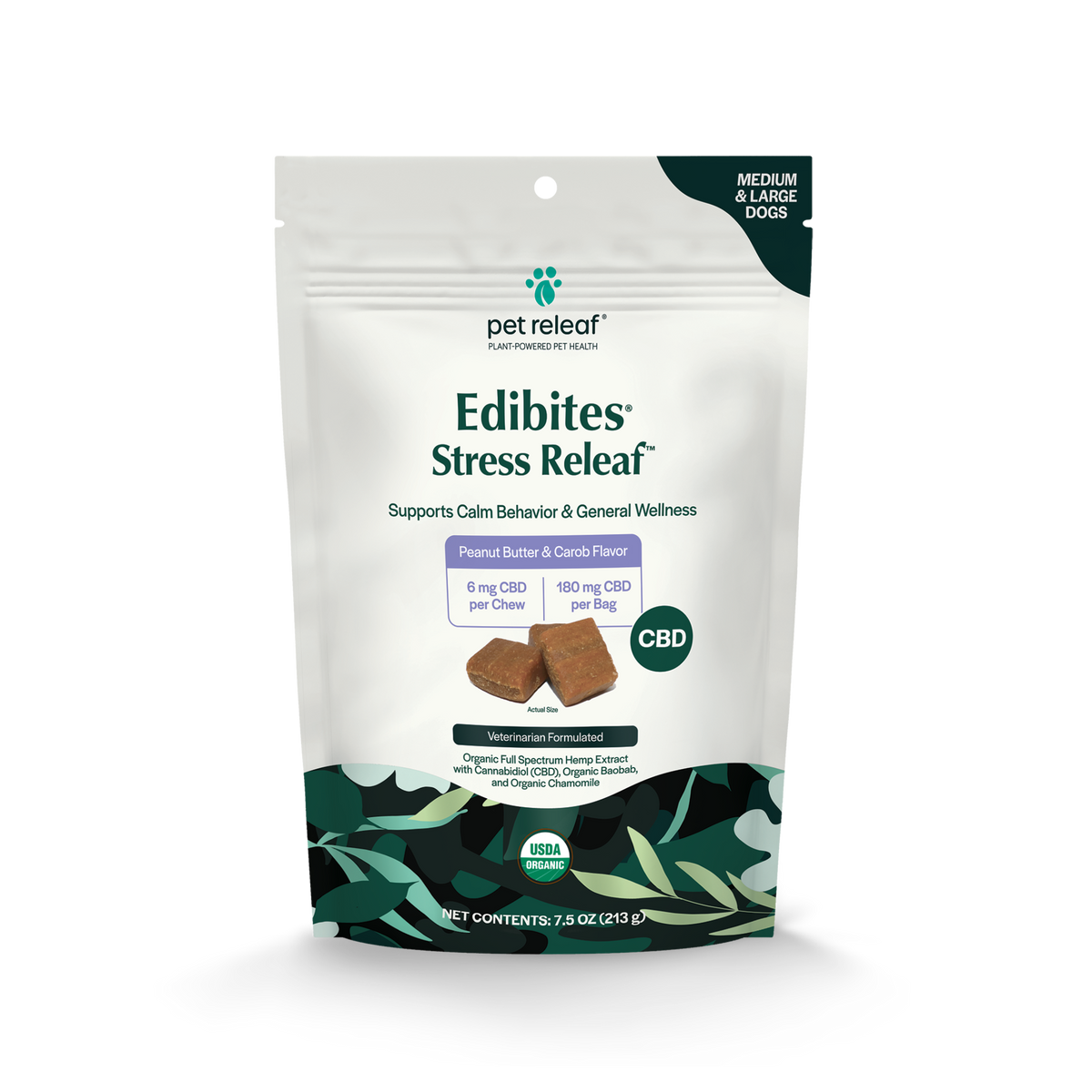 Pet Releaf Stress Releaf Peanut Butter & Carob